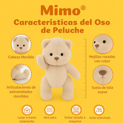 Oso de Peluche Mimo para Abrazos Suavecitos🐻✨